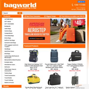 ozbargain bagworld coupons.